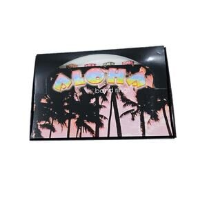 Aloha Hawaiian Floral Band Rings 36 Piece Set Colorful Tropical Jewelry Boxed